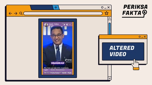 Hoaks Video Anies Sebut Akan Jadi Gamer Usai Kalah Pilpres