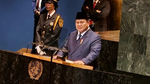 Isi Lengkap & Poin-Poin Penting Pidato Prabowo di PBB