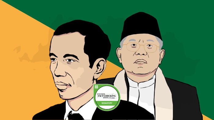 Header Periksa Data Menghitung Peluang Suara Jokowi-Maruf. tirto.id/Quita