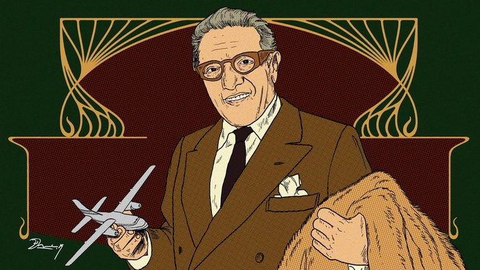 Ilustrasi Mozaik Aristotle Onassis. tirto.id/Deadnauval