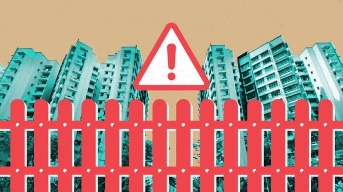 Ilustrasi serial laporan soal apartemen Jakarta: Masalah apartemen di atas hak pengelolaan lahan. tirto.id/Lugas