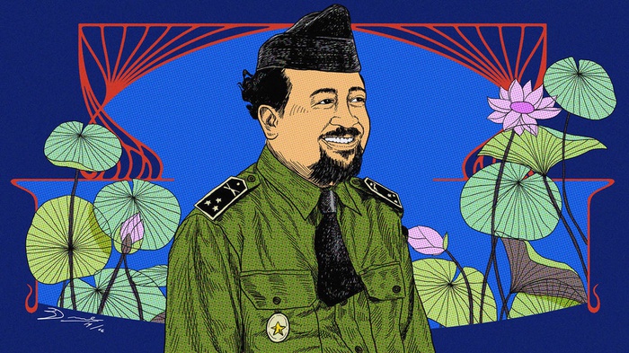 Ilustrasi Header Mozaik Gatot Subroto. tirto.id/Nauval