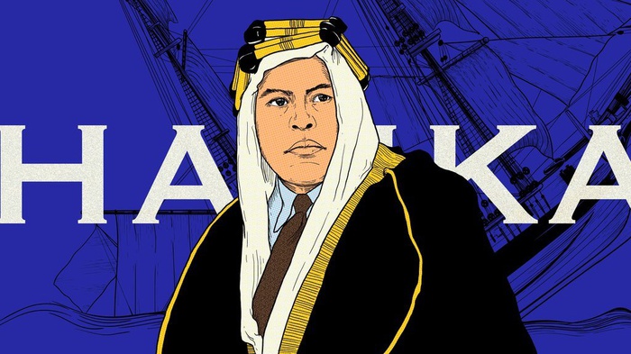 Ilustrasi Mozaik Haji Abdul Malik Karim Amrullah. tirto.id/Nauval