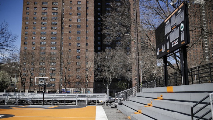 Holcombe Rucker Park, New York. AP / John Minchillo