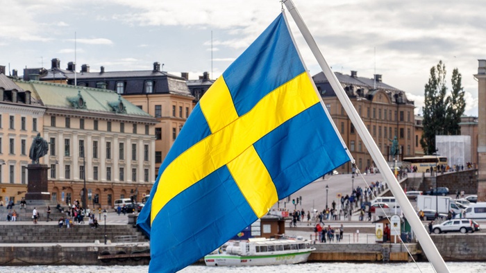 Ilustrasi bendera Swedia. FOTO/iStockphoto