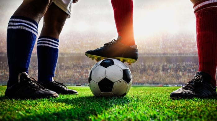 ilustrasi sepakbola. FOTO/iStockphoto