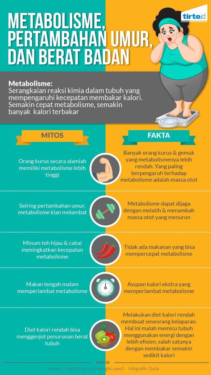 Semakin Tua Semakin Gemuk: Mitos atau Fakta?