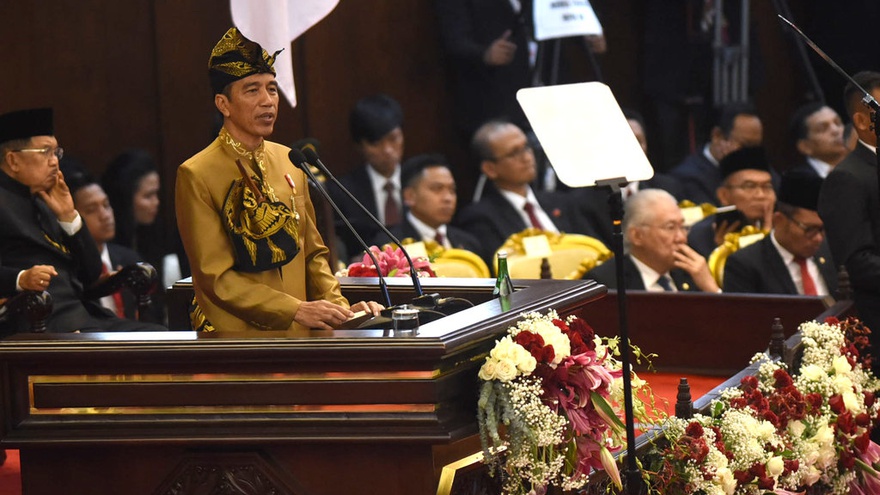Yang Timbul Tenggelam Dalam Pidato Kenegaraan Jokowi 2015 2019 Tirto Id