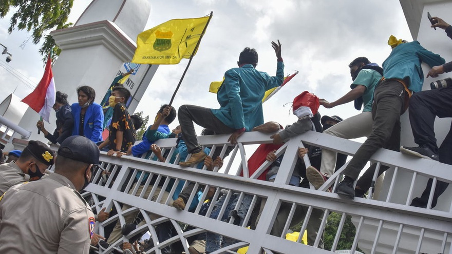 Isi Tuntutan Demo Mahasiswa Dan Buruh Hari Ini Soal Uu Cipta Kerja Tirto Id