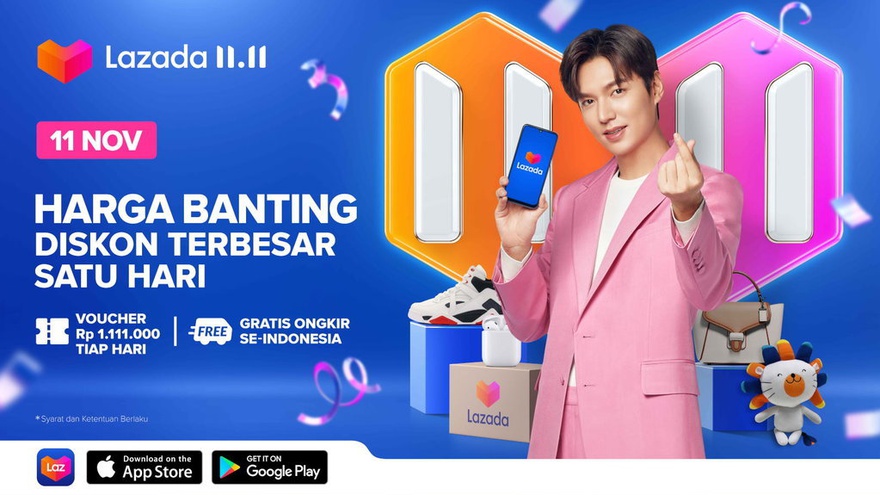 Lazada 11 11 Digelar Ada Harga Banting Hingga Gratis Ongkir Tirto Id Lazada 11 11 Digelar Ada Harga Banting Hingga Gratis Ongkir Tirto Id