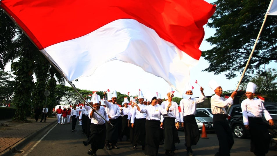 Gambar Bendera Merah Putih Berkibar Hd - Koleksi Gambar ...