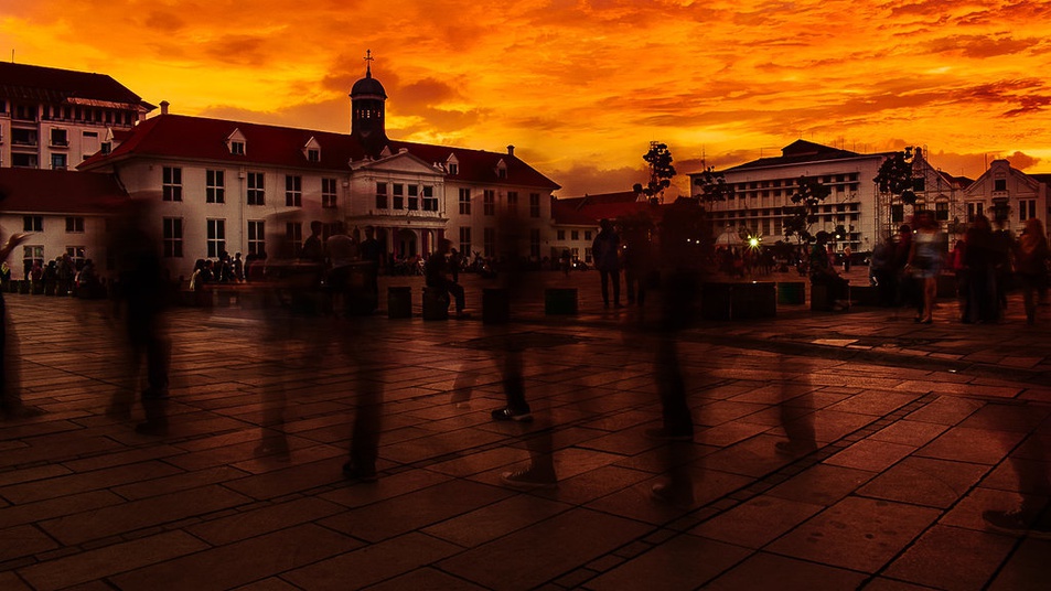 Wisata Kota Tua Menjelang Petang Foto Tirto Id