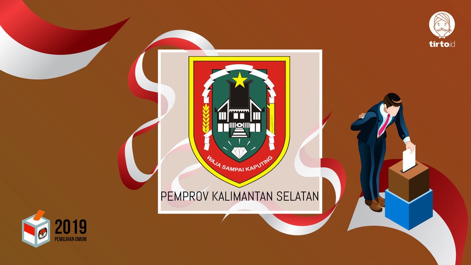 Hasil Pilpres 2019 di Kalimantan Selatan Versi Quick Count Lembaga Survei