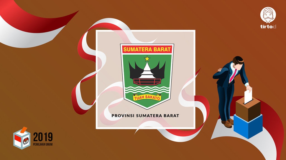 Hasil Pilpres 2019 di Sumatera Barat Versi Quick Count Lembaga Survei