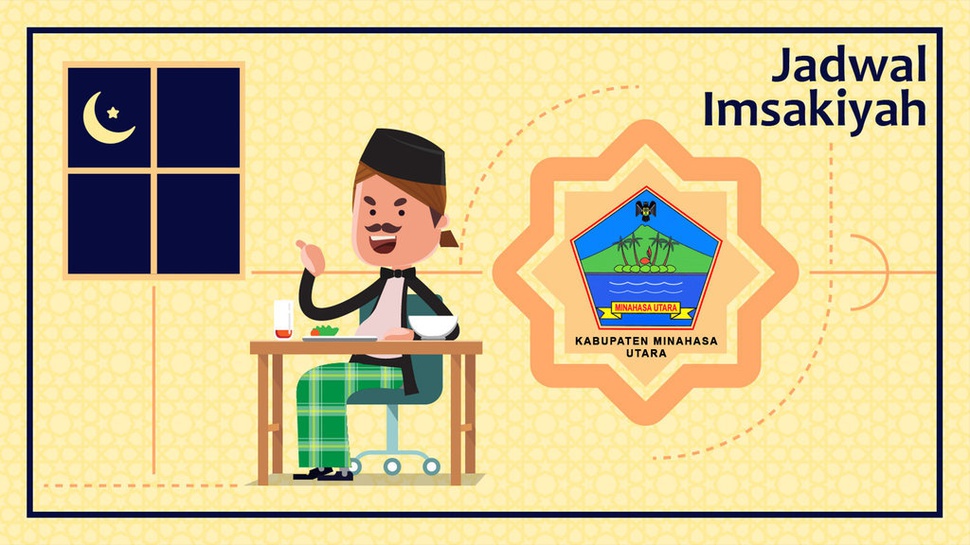 Jadwal Buka dan Imsak Kota Makassar & Kab. Minahasa Utara, Sabtu, 18 Mei 2019