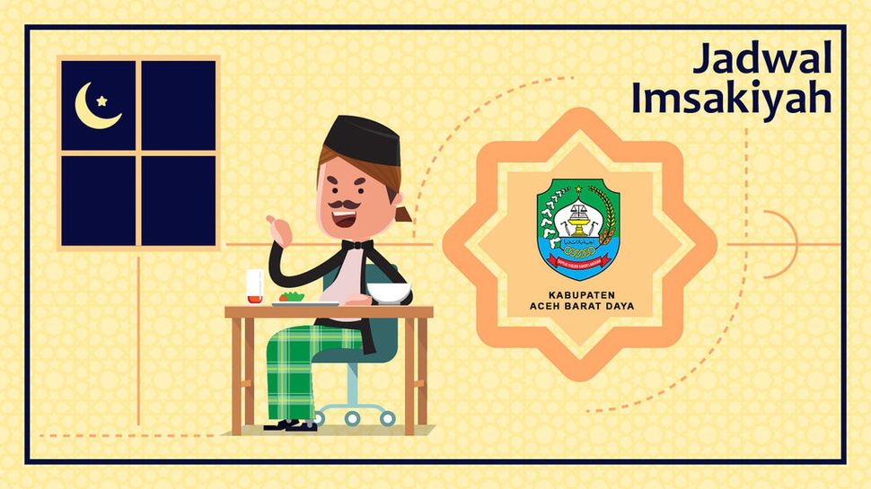 Jadwal Buka dan Imsak Kota Medan & Kab. Aceh Barat Daya, Sabtu, 25 Mei 2019