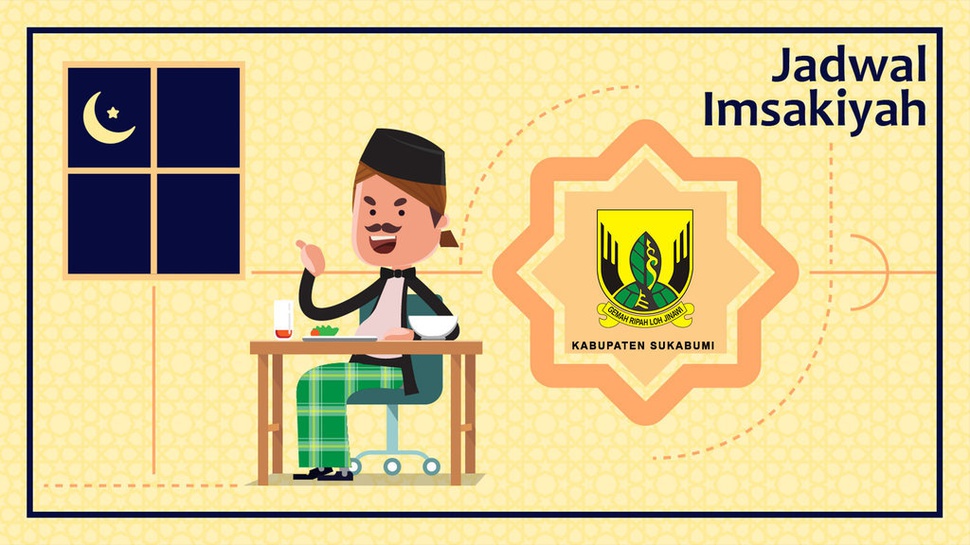 Waktu Buka dan Imsak Kota Bandung dan Kab. Sukabumi Hari Ini, Sabtu, 25 Mei 2019