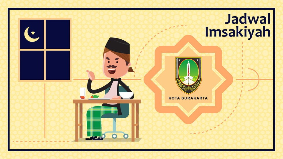 Jadwal Buka dan Imsak Kota Bandung & Kota Surakarta, Sabtu, 25 Mei 2019