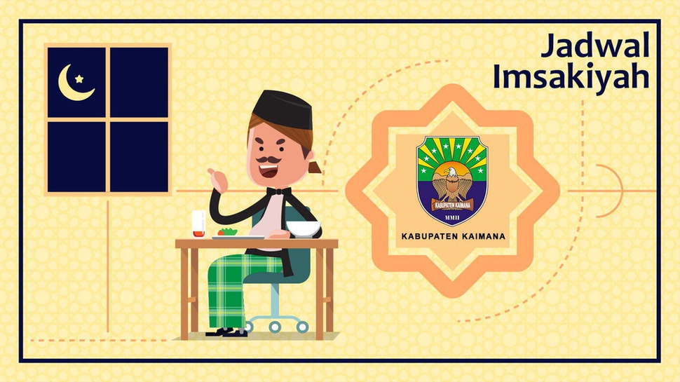 Jadwal Buka dan Imsak Kota Yogyakarta & Kab. Kaimana, Kamis, 23 Mei 2019