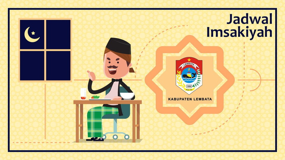 Jadwal Buka dan Imsak Kota Medan & Kab. Lembata, Sabtu, 25 Mei 2019