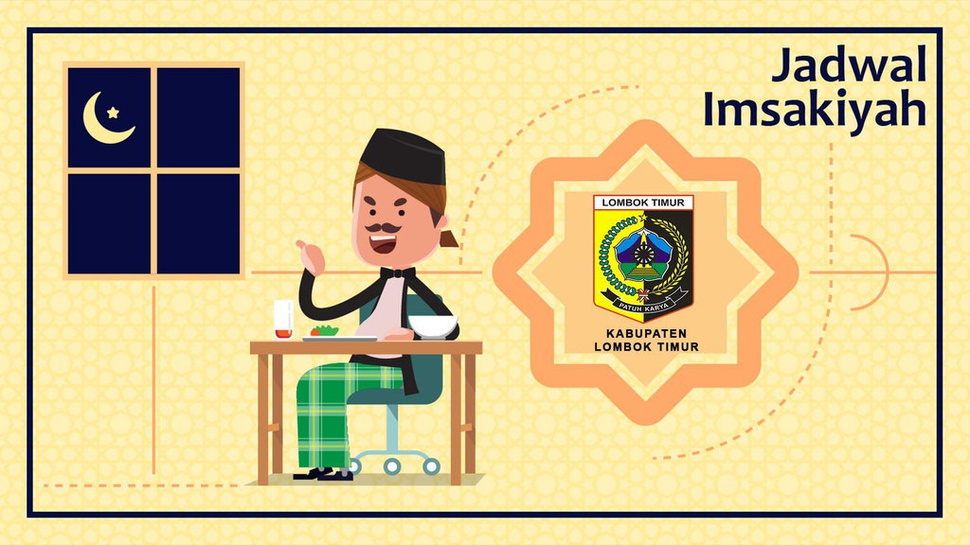 Jadwal Buka Puasa Kab. Lombok Timur Hari Ini 23 Mei 2020 atau 30 Ramadan 1441
