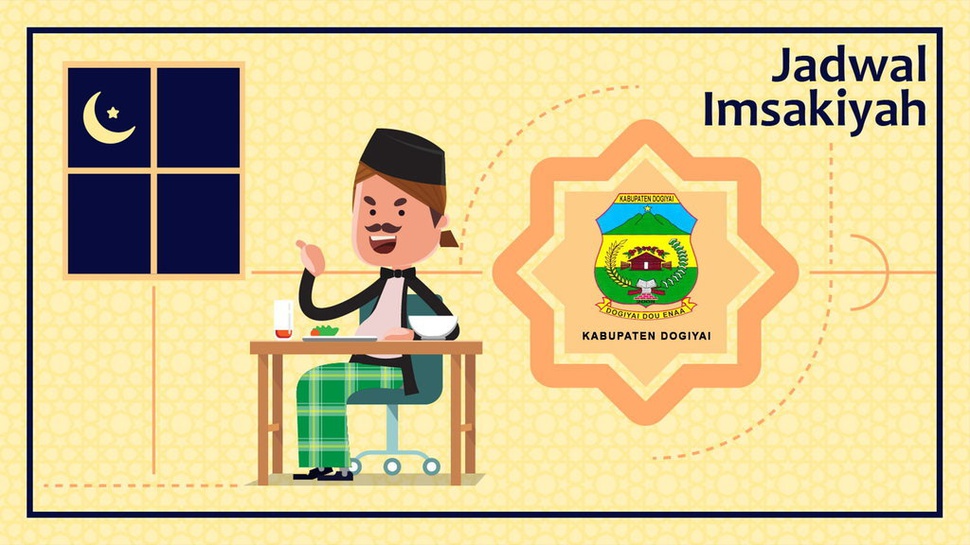 Jadwal Buka dan Imsak Kota Palembang & Kab. Dogiyai, Selasa, 7 Mei 2019