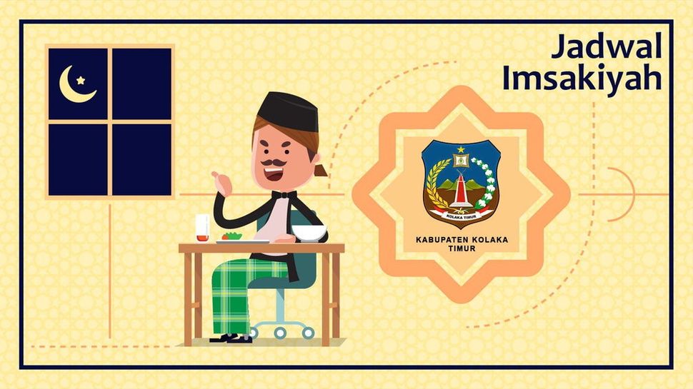Jadwal Buka dan Imsak Kota Bandung & Kab. Kolaka Timur, Sabtu, 25 Mei 2019