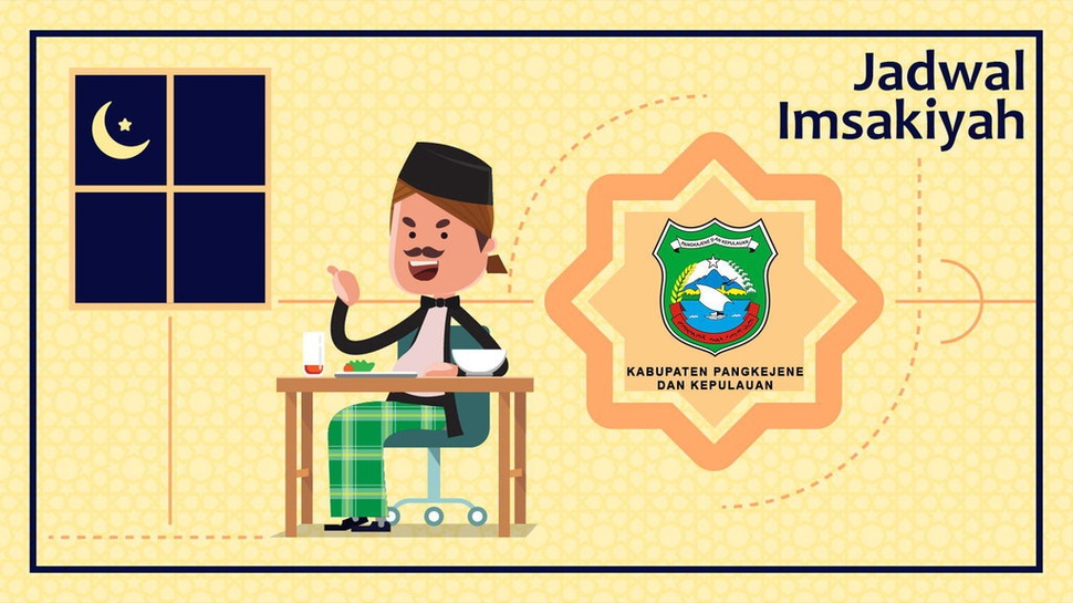 Jadwal Buka dan Imsak Kota Makassar & Kab. Pangkajene Dan Kepulauan, Sabtu, 18 Mei 2019