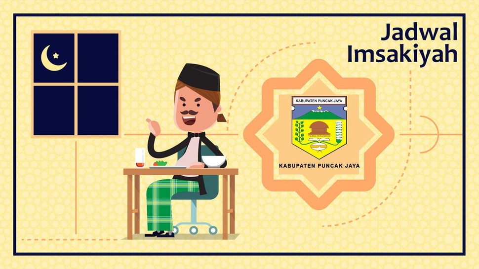 Jadwal Imsak Kab. Puncak Jaya, 3 Ramadan 1440H atau Rabu, 8 Mei 2019