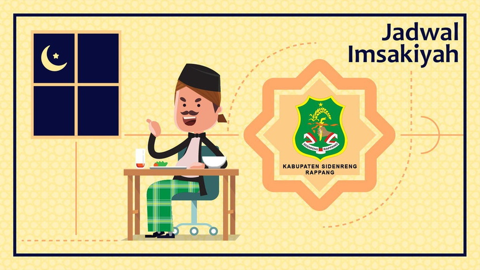 Jadwal Buka dan Imsak Kota Bandung & Kab. Sidenreng Rappang, Sabtu, 25 Mei 2019