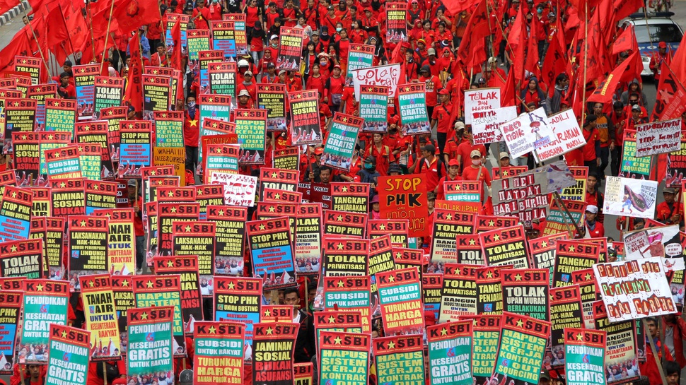 Aspek Indonesia: Demo Buruh Melanggar? Justru Aparat yang Ag