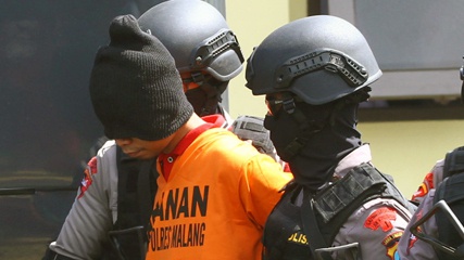 Densus Tangkap Terduga Teroris di Klaten Jateng