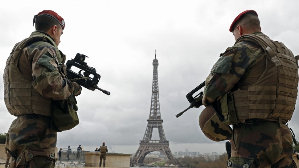 Polisi Prancis Bersiap Hadapi Potensi Kerusuhan Fans Inggris