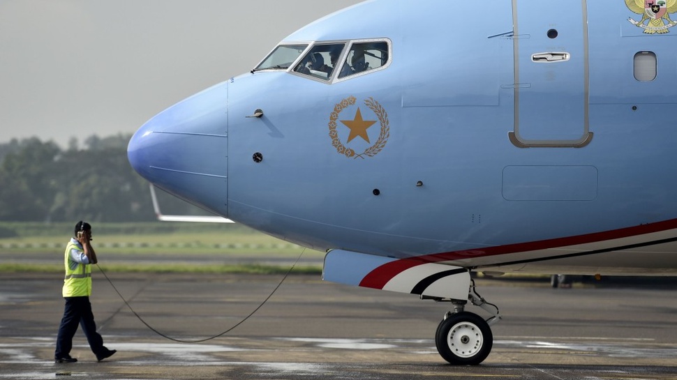 Penerbangan Garuda Batal Bukan karena Pesawat Kepresidenan