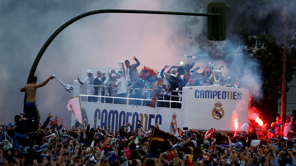 Luapan Kegembiraan Pendukung Real Madrid
