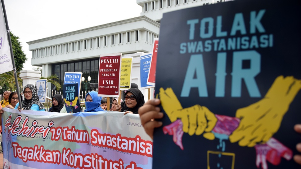 PAM Jaya Tunggu Perintah Anies-Sandi untuk Stop Swastanisasi Air