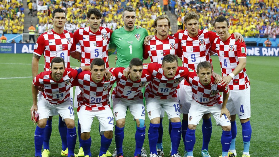 Skuat Lengkap Kroasia di Euro 2016