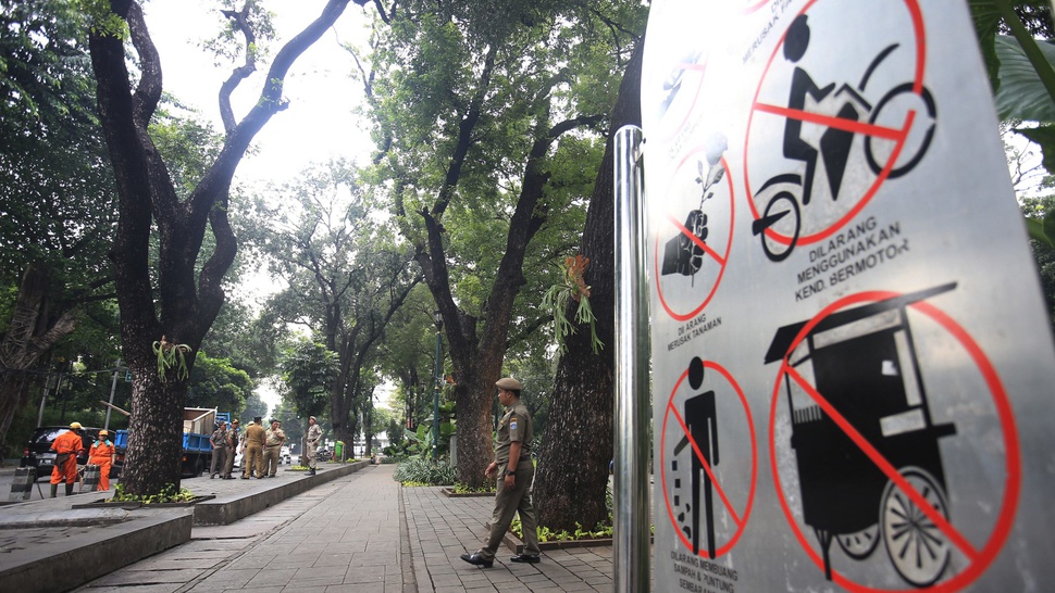 Daftar 15 RTH & Taman Kota di Jakarta Pusat yang Dibuka Kembali