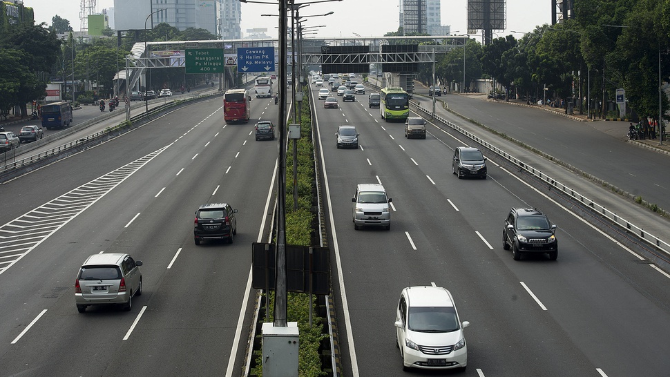 Jalanan Jakarta Mulai Lengang Jelang Lebaran