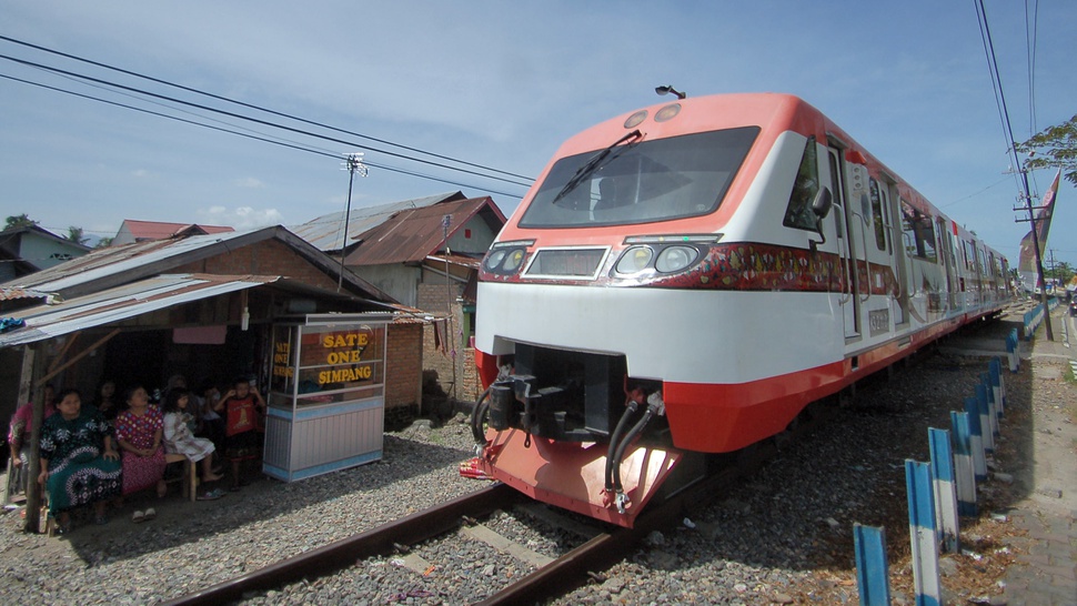 Ujicoba Rute Railbus di Padang