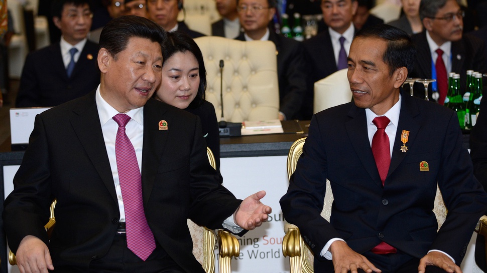 Hadiri BRF di Beijing, Jokowi Disambut Presiden Xi Jinping