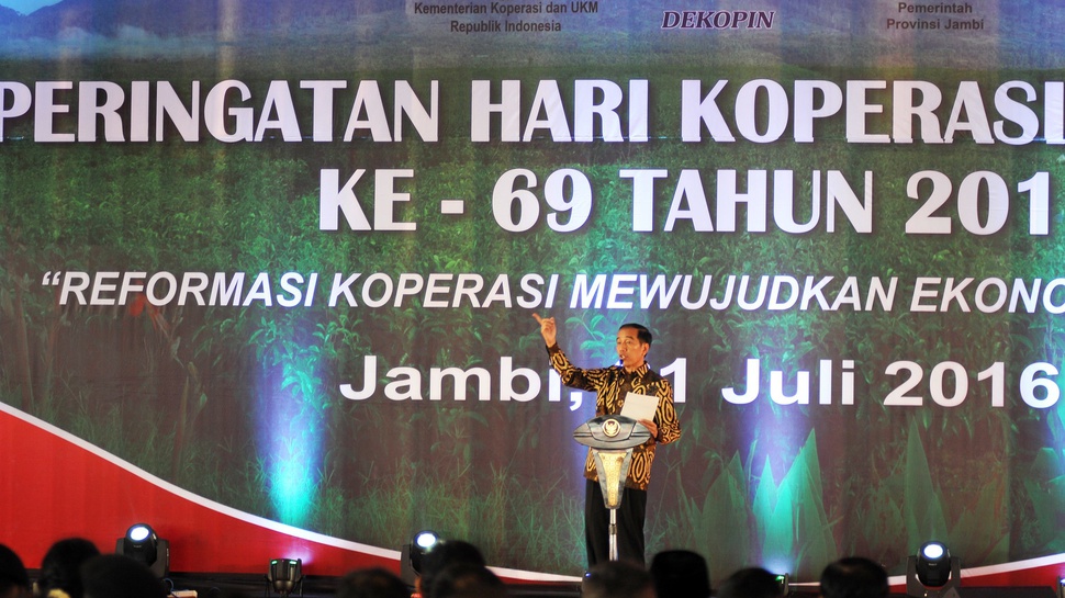 Jokowi Dorong Koperasi Bergabung Dalam Skala Besar