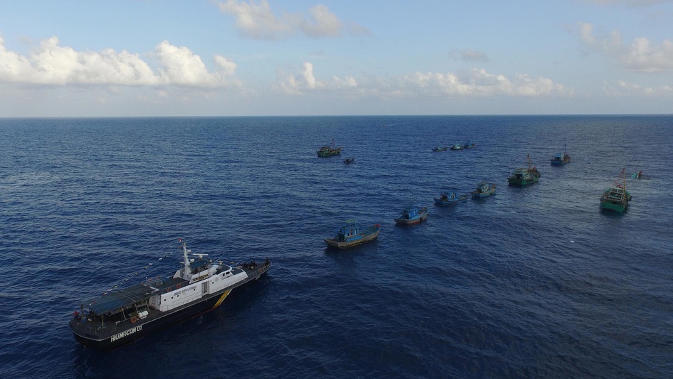 Kapal Asing Besar Masih Sering Lolos di Perairan Riau