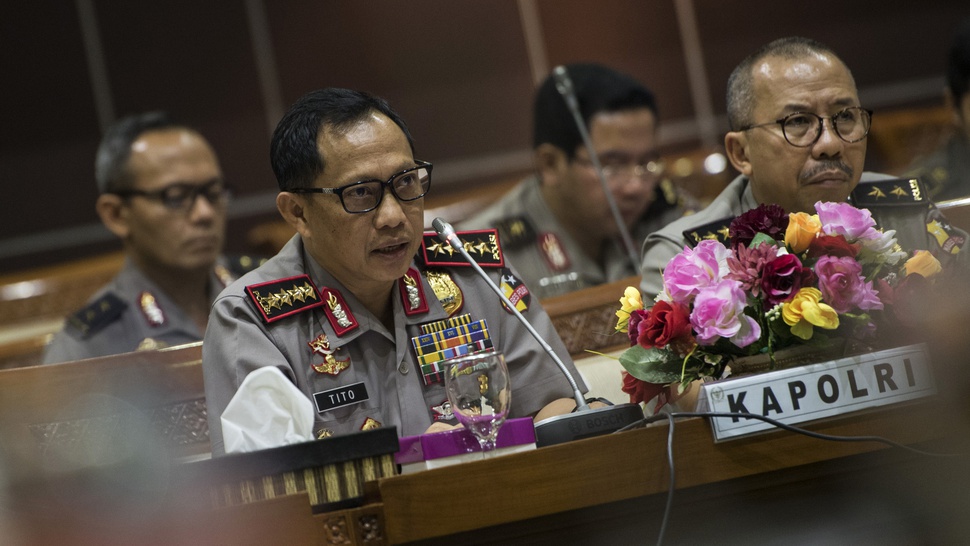 Kapolri Tito Mutasi Tiga Jenderal karena Ikut Pilkada 2018