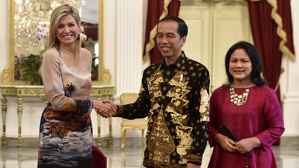 Presiden Menerima Kunjungan Ratu Maxima