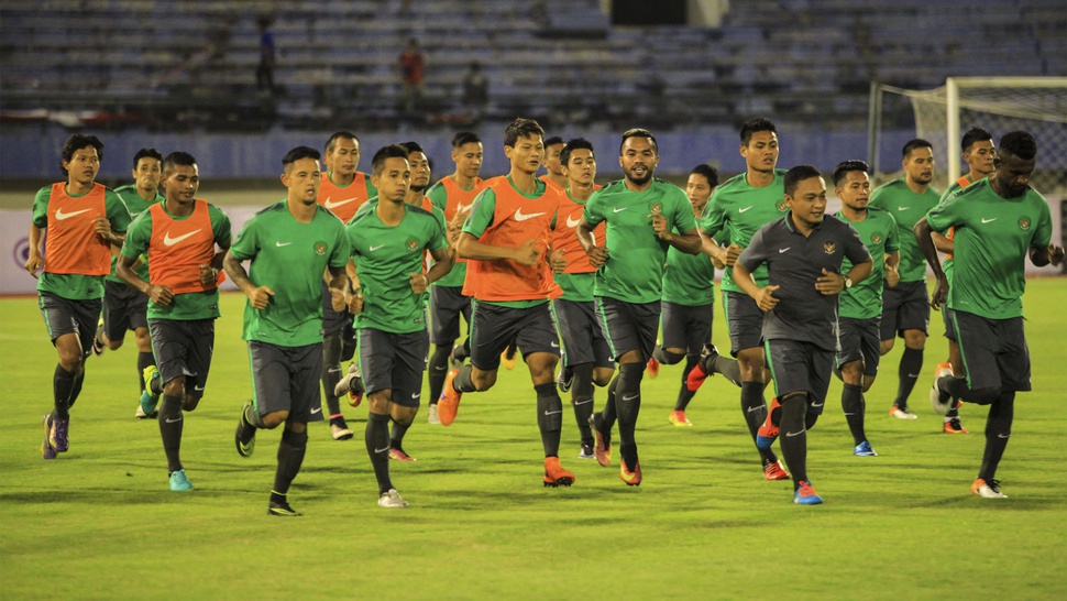 Latihan Timnas Indonesia Jelang Laga Persahabatan vs Malaysia