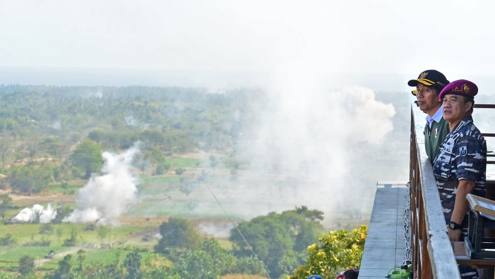 Simulasi Pertempuran Darat TNI AL