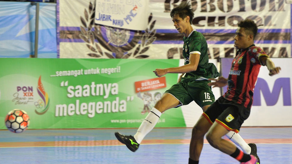 Tim Futsal Jabar Kalahkan Papua Barat