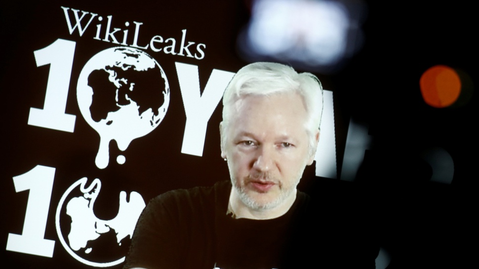 Assange Bantah WikiLeaks Intervensi Hasil Pemilu AS