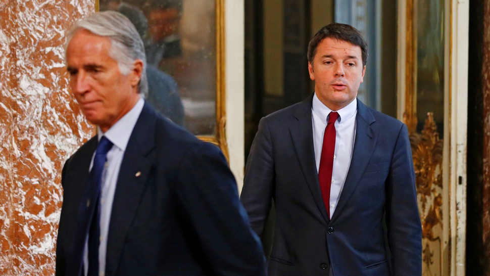 PM Matteo Renzi Mundur Setelah Kalah dalam Referendum Italia